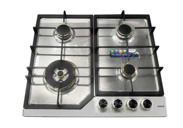 BOLESI Built-In 4 Gas Stainless Steel Hob – BLS-ML-8403G
